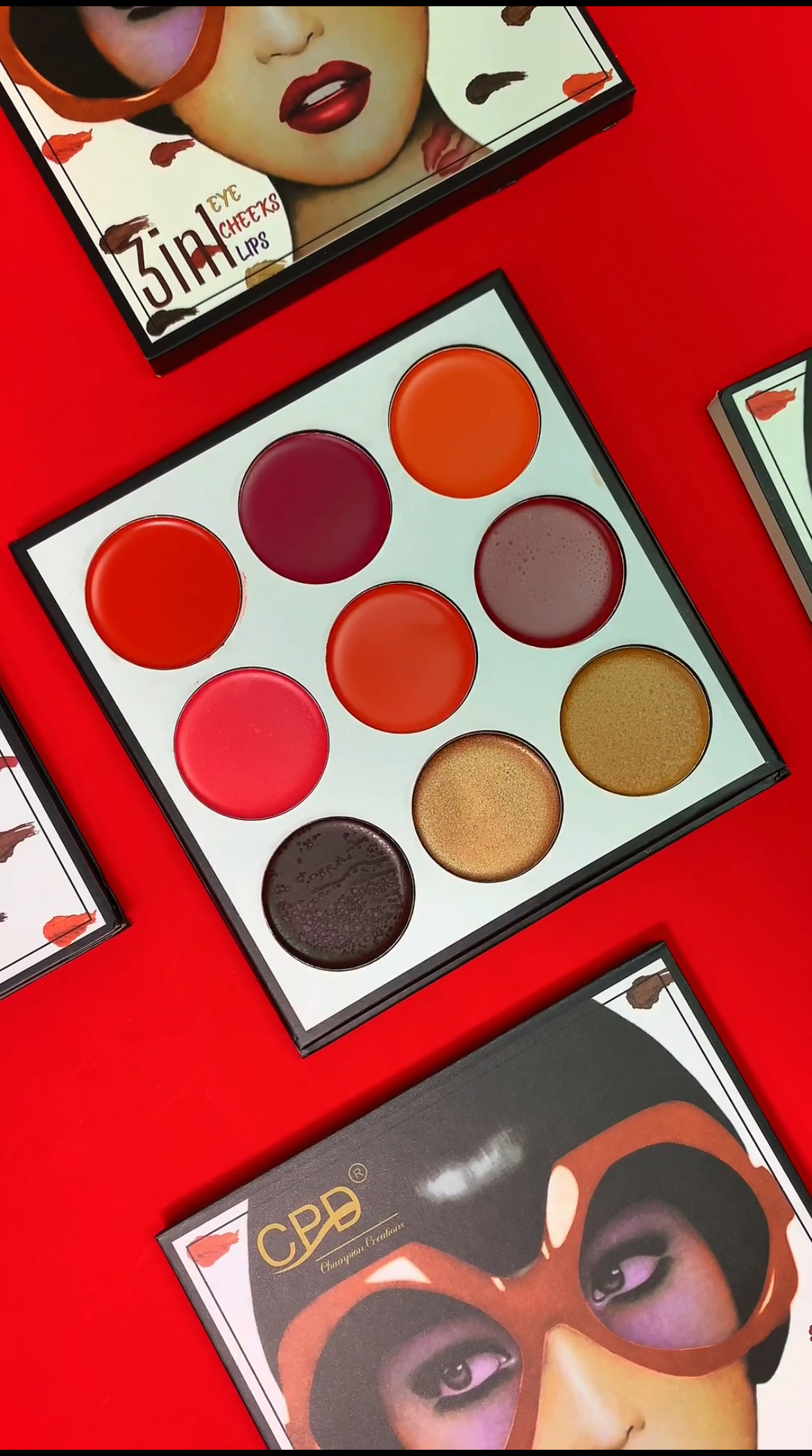 9 COL CREAM BLUSH PALETTE