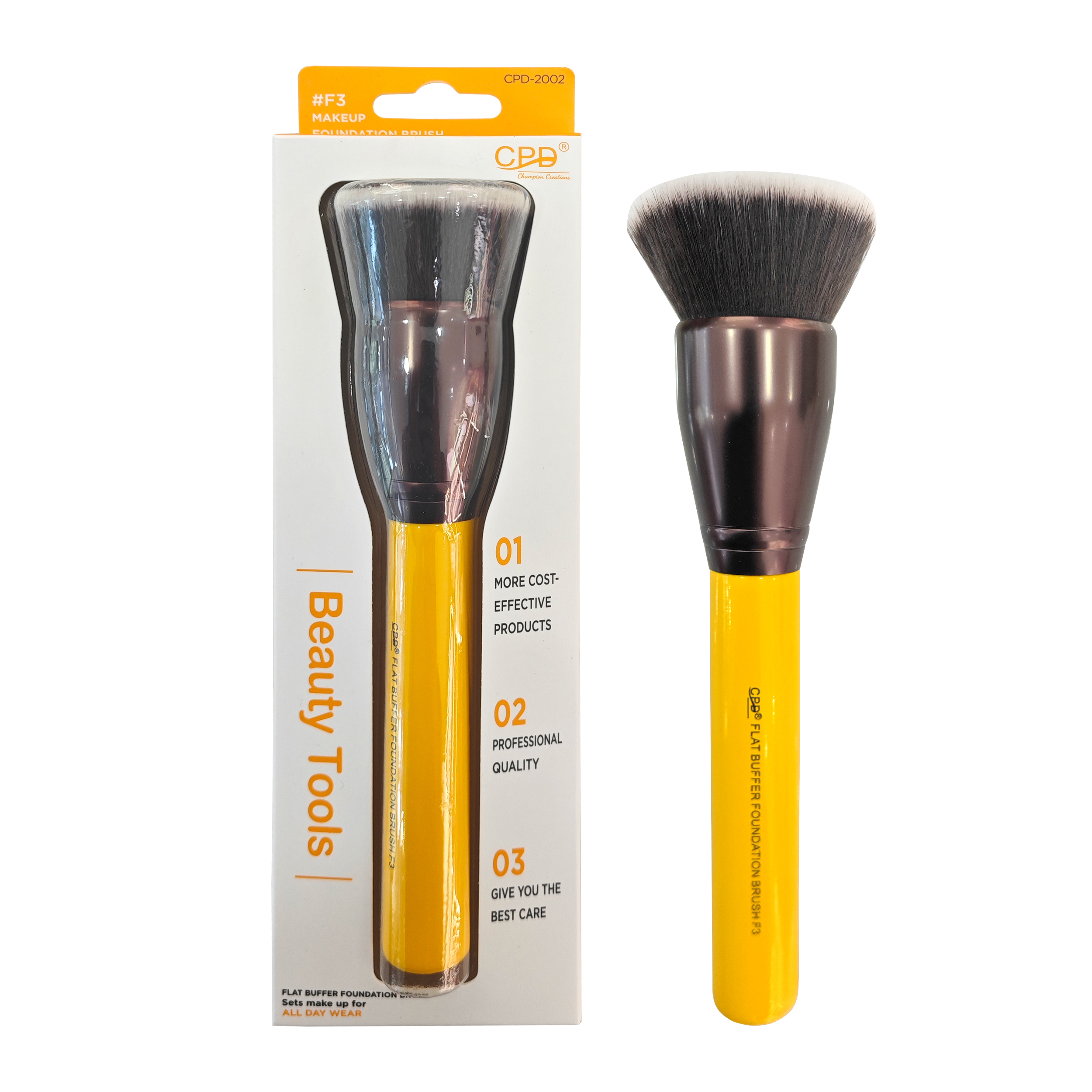 F3 FLAT BUFFER FOUNDATION BRUSH