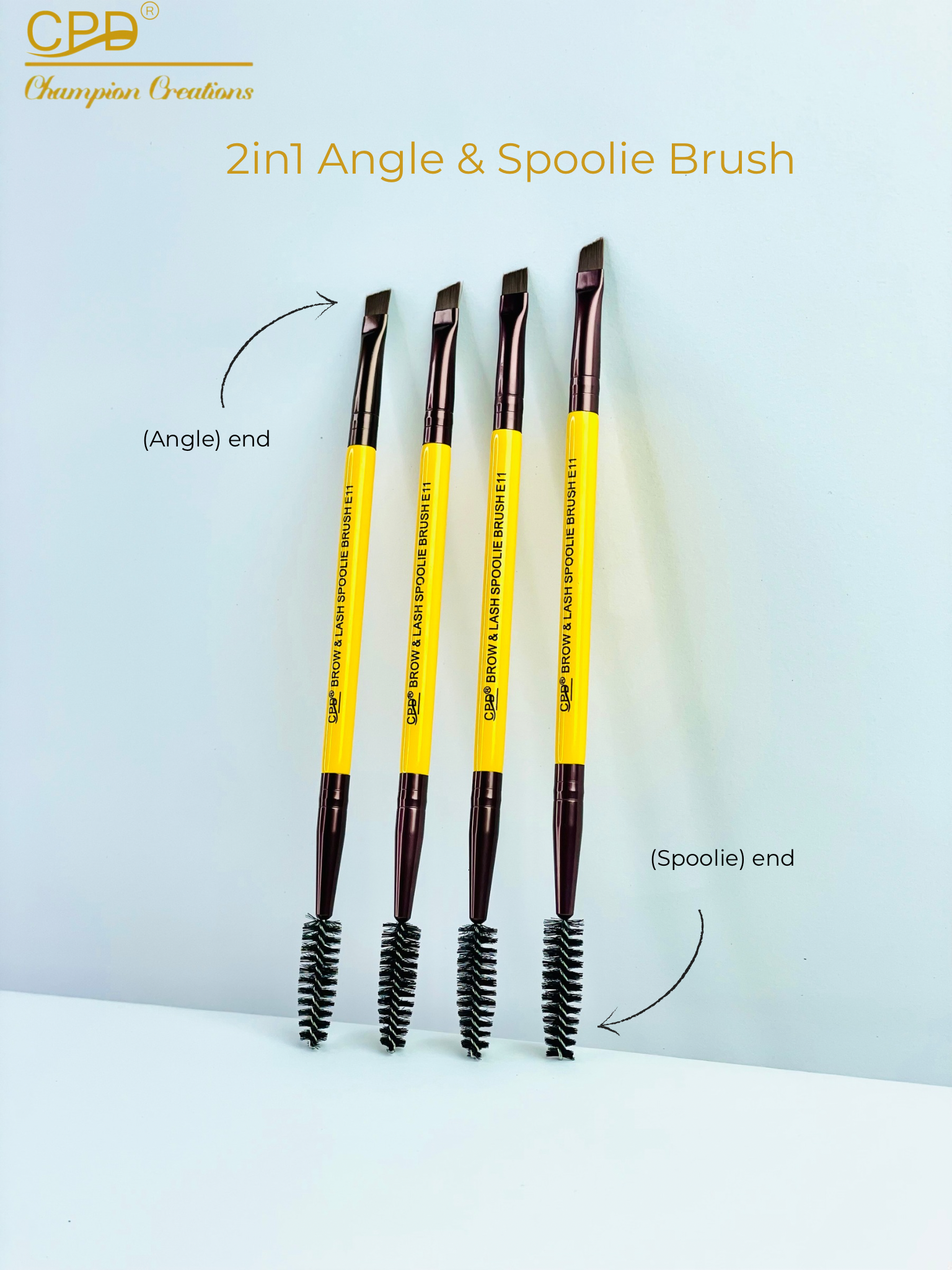 2 IN 1 BROW & LASH SPOOLIE BRUSH E11